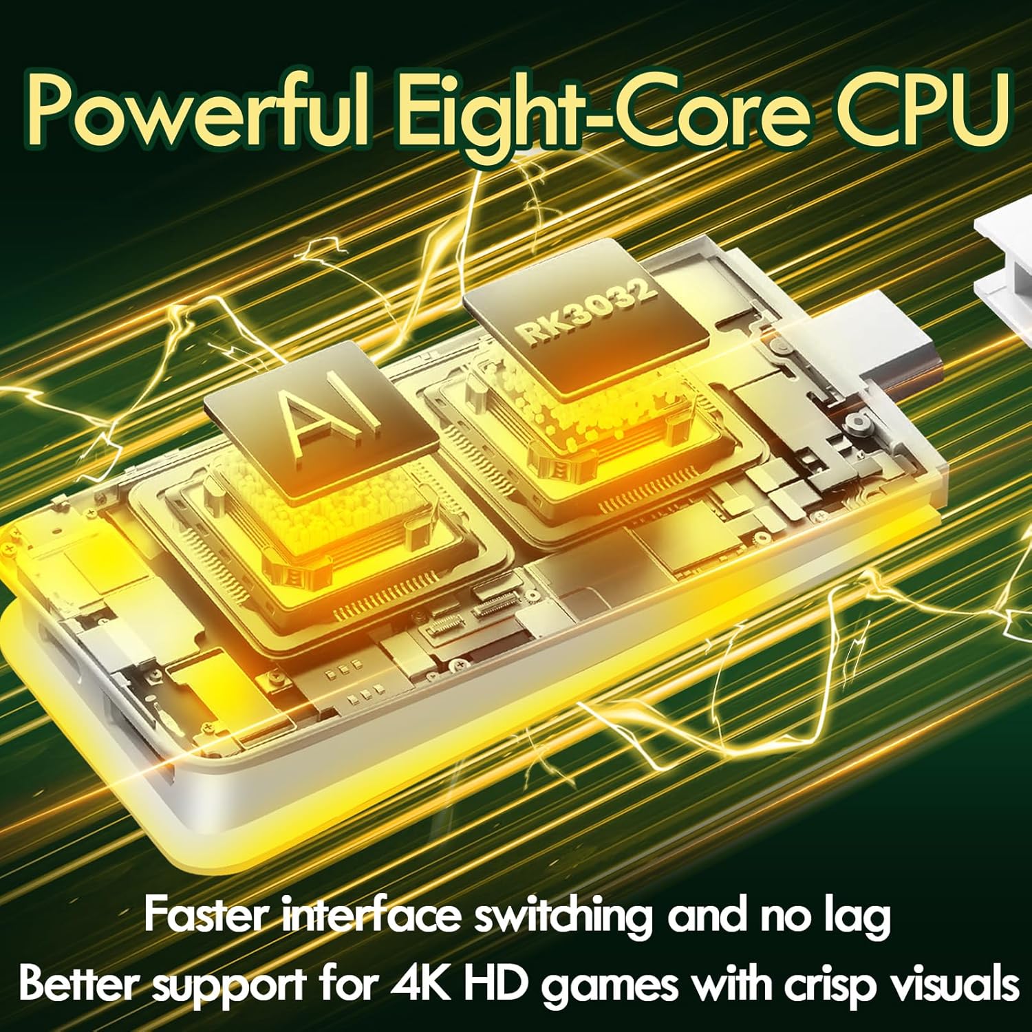 2026 Game Stick 4k 20,000 Games, Retro Gaming Console with Built-in 23 Emulators, HDMI Output, 64G TF Card, 2 Wireless Controllers, Plug and Play